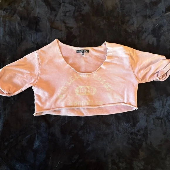 CROPPED OFF SHOULDER TEE - Picture 3 of 5